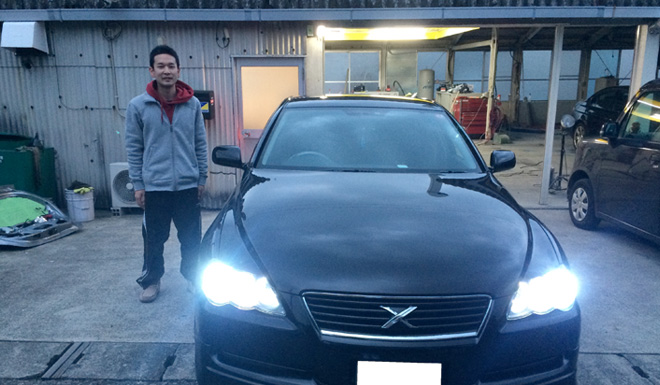 小田原市在住の鍵和田様のお車を修理いたしました